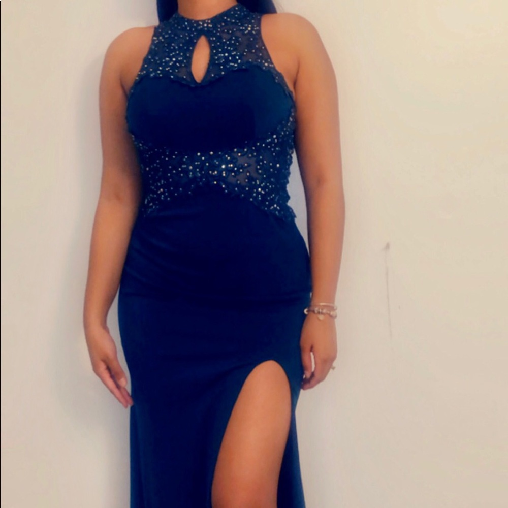 Green sparkle dress